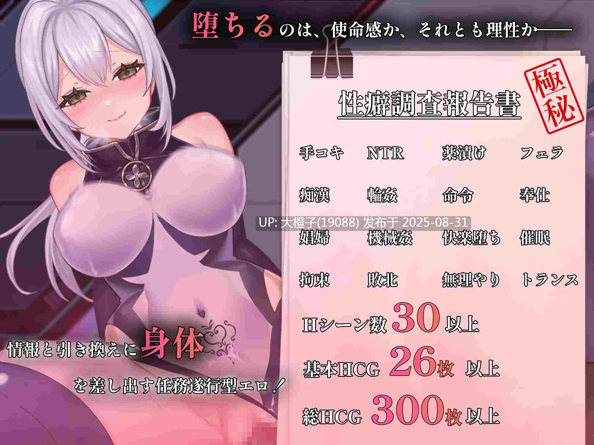 [日式RPG汉化] [腰の火]那份快乐-任务违反 Ver1.01その快楽、任務違反+CG存档 [萌站植入] [1.65GCV]-第4张图片-萌站