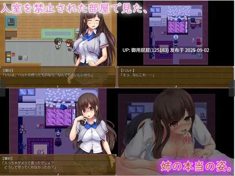 [日式RPG/汉化] 在病娇姐姐的手下潜伏~要狠狠惩罚要逃跑的坏孩子~ ヤンデレ姉からの隠伏～逃げ出す悪い子にはお仕置き～ 完整汉化版 [310M]