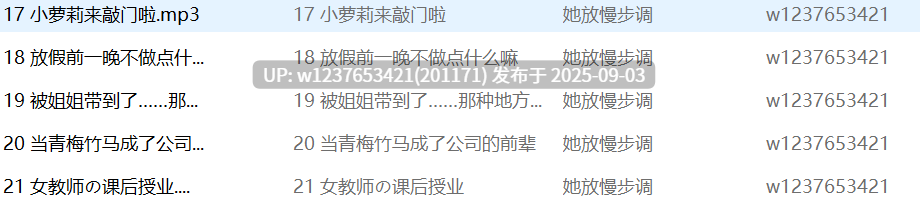 她放慢步调中文音声合集【1G】