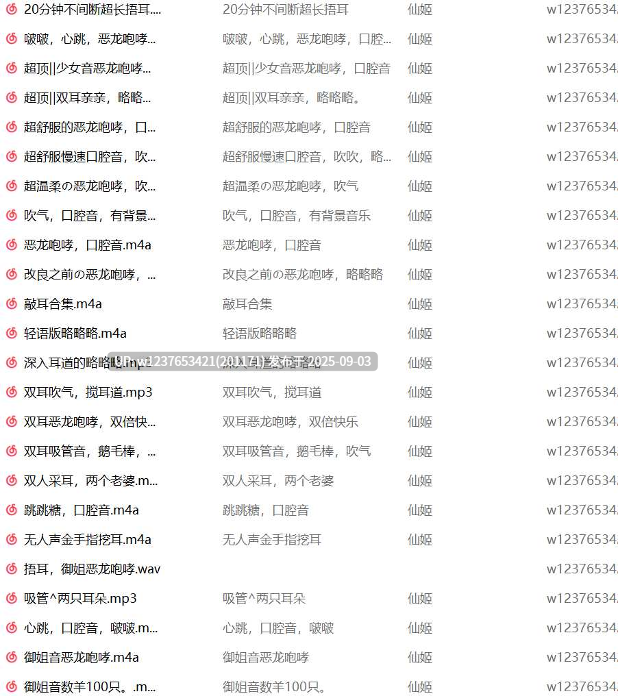 仙姬中文音声合集含舰长/提督福利【1.96G】-第4张图片-萌站
