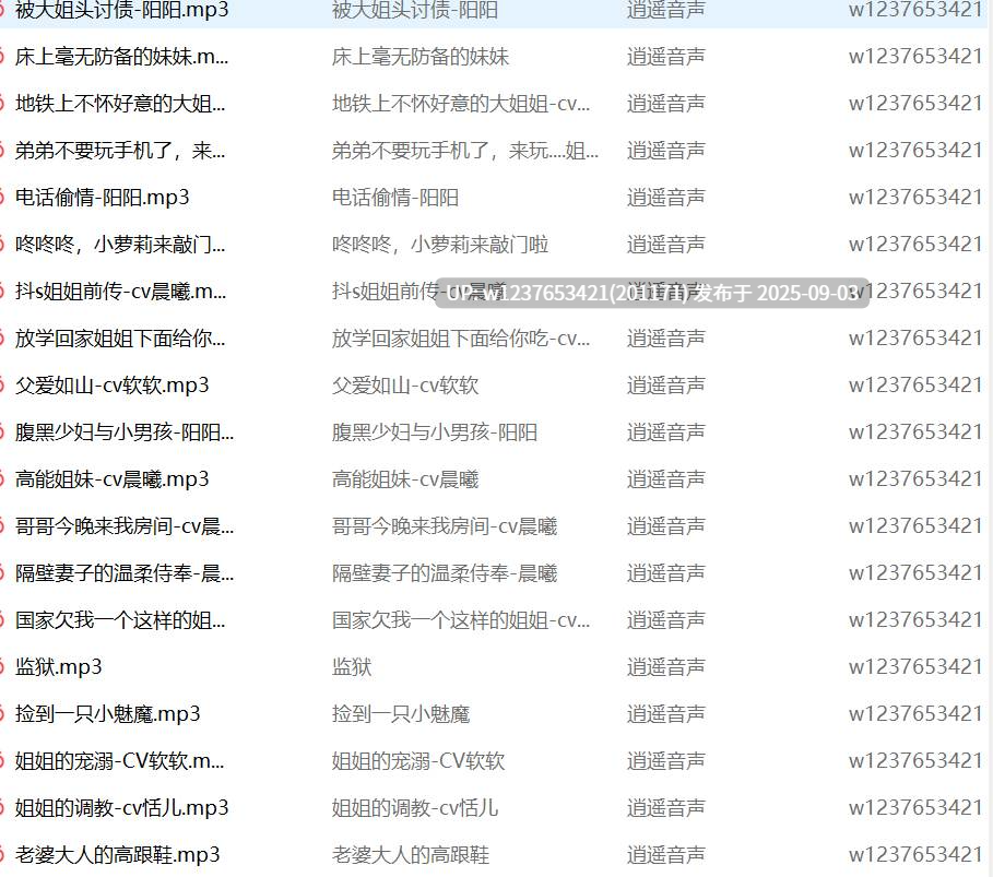 ‘逍遥音声’中文音声合集【1.53G】-第3张图片-萌站