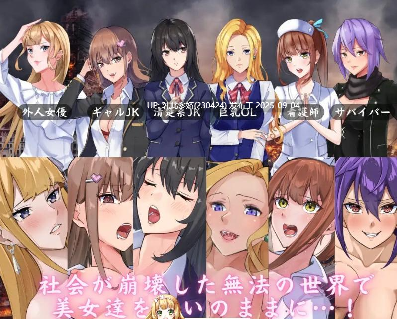 5[RPG-PC] [生存探索RPG汉化]The Lust of You ～在颓废世界里和美女们做爱做爱再做爱~ 挂载AI汉化版[1.3G]-第7张图片-萌站