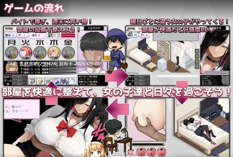 34[SLG-PC] [爆款像素SLG汉化动态CV] 辣妹基地！？～学校附近的辣妹聚集地～ 挂载AI汉化版+存档 [新作] [1.1G]-第8张图片-萌站
