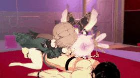 新作-Qingque and Fu Xuan 3some sex