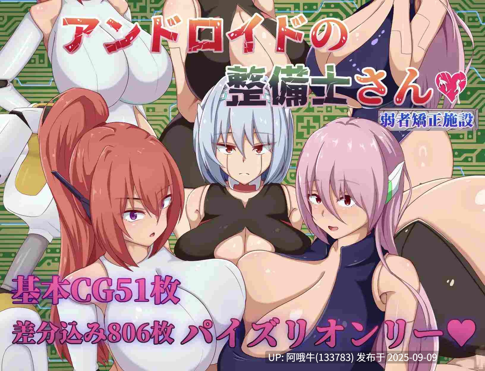 【日系/RPG/汉化/睡奸/萌站内植】机工少女 アンドロイドの整備士さん Ver25.08.25 Mtool汉化版【2.04G】【序号3482】