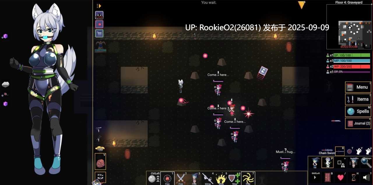 【RPG/中文/2D步兵】变态地牢 Kinky Dungeon Ver5.4.51 官方中文步兵版【576M/更新】-第7张图片-萌站 【RPG/中文/2D步兵】变态地牢 Kinky Dungeon Ver5.4.51 官方中文步兵版【576M/更新】-第7张图片-萌站
