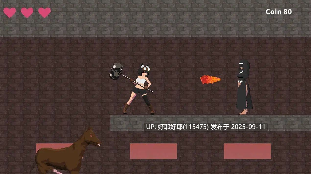【度盘/萌盘/PC/新作/ACT/动态/无汉化】锤子少女被魔物侵犯【共182M】【原名：ハンマー少女がモンスターに犯されるゲーム】【2025年09月02日 发售】-第6张图片-萌站