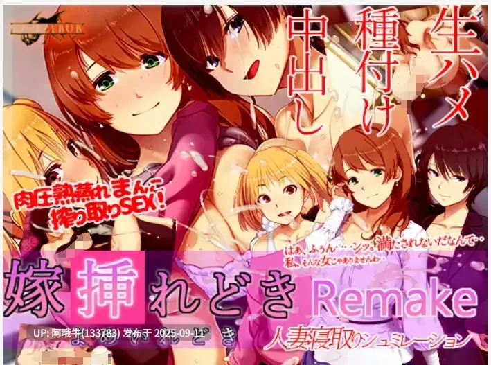 【日式/SLG/中文/AI汉化】出嫁时刻 Remake 嫁挿れ時 Remake DL官方中文版+gpt-4.1挂载汉化润色版 【2.06G】【序号3556】