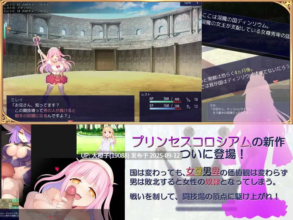 [日式RPG汉化PC] [ふらむそふと]公主斗技场2 プリンセスコロシアム2 AI汉化版 [2.51G CV]-第11张图片-萌站