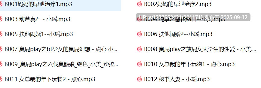 【代找✅】步非烟第四季中文音声合集【879M】