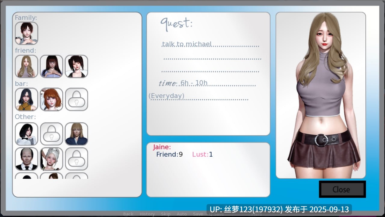 [SLG/PC]#伊芙琳的故事   #Evelyn's Story v0.45 AI汉化版-第4张图片-萌站