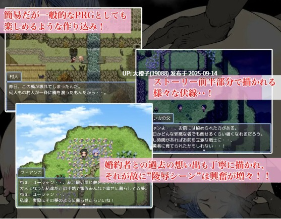 [RPG汉化PC][あるくつうる] 淫欲の術に堕ちた婚約者を目の前で孕ませ陵辱された勇者の物語V1.0.0[1.12G][萌站植入]-第2张图片-萌站