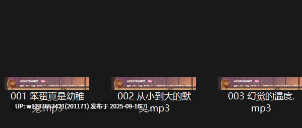 B站五月织姬中文音声小合集+舰长福利【2.07G】
