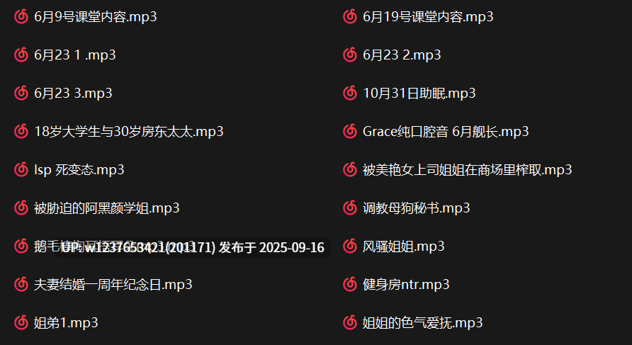 井上鸢御中文音声合集+更新【1.95G】