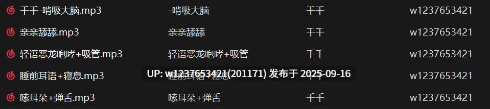 千千中文音声小合集【738M】