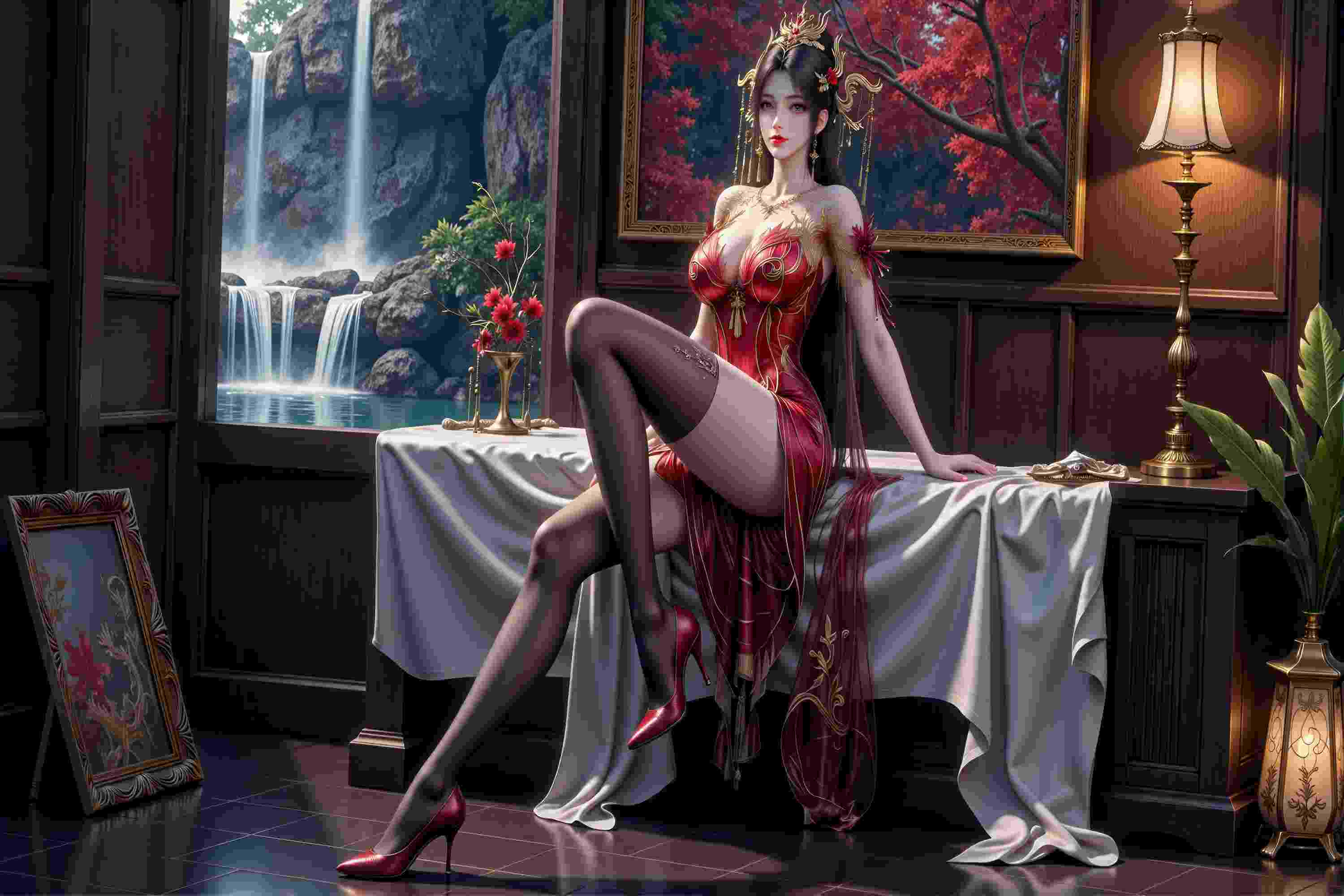 【AI图包】[高清唯美]凤冠火灵儿56p素【度盘/56p/563M】-第5张图片-萌站