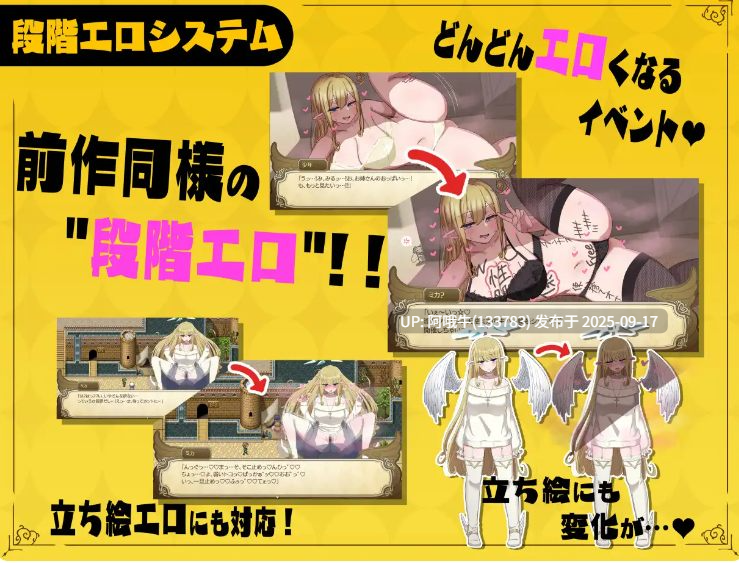 【RPG/机翻】懒惰天使米卡 无气力天使ちゃん是性活学科的単位が足りない v1.0 Steam 【1.3G】【序号3640】-第4张图片-萌站