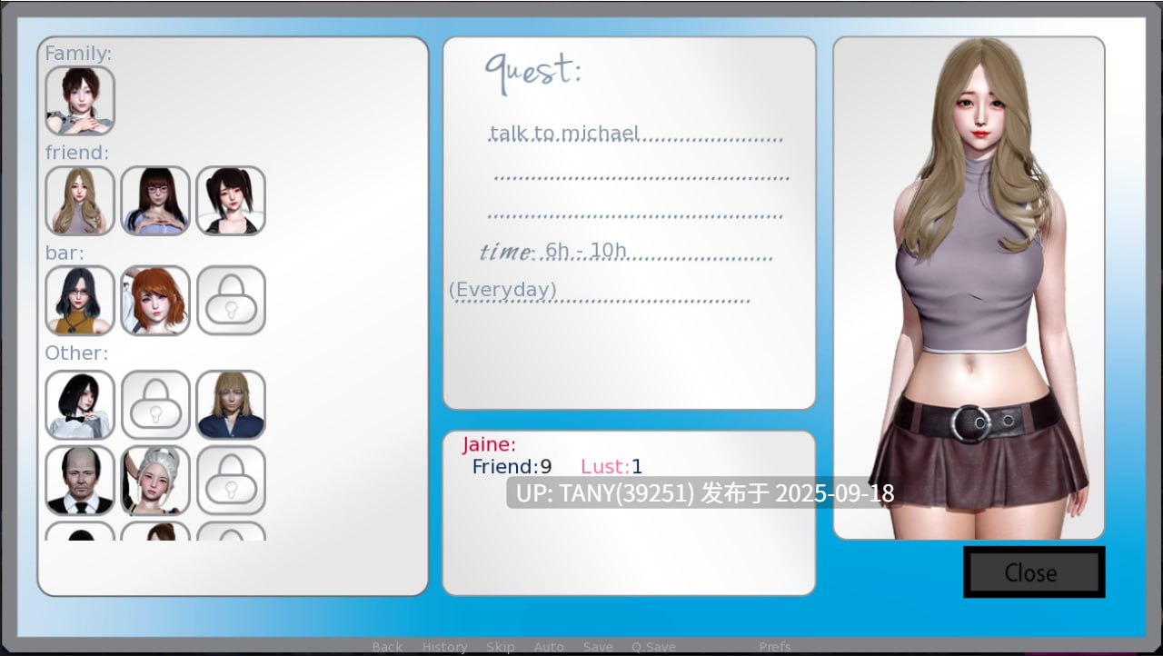#伊芙琳的故事   #Evelyn's Story v0.45 AI汉化版-第6张图片-萌站