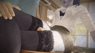 【3D动画/Cawneil】 25.08月新作：雾子+艾什+黑百合 极品黑丝女教师的特殊授课 [582M]-第3张图片-萌站