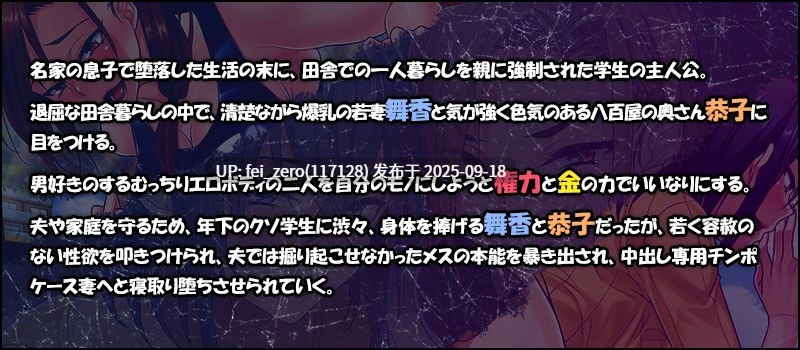 【PC/ADV】羞耻人妻NTR【Steam官中】[Miel] -第22张图片-萌站