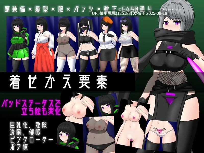 [回合RPG/战斗H/动态2C/官中] 大都会～赛博朋克工口RPG～ メトロポリス～サイバーパンクエロRPG～v1.0 官方中文版 [1.50G]-第4张图片-萌站