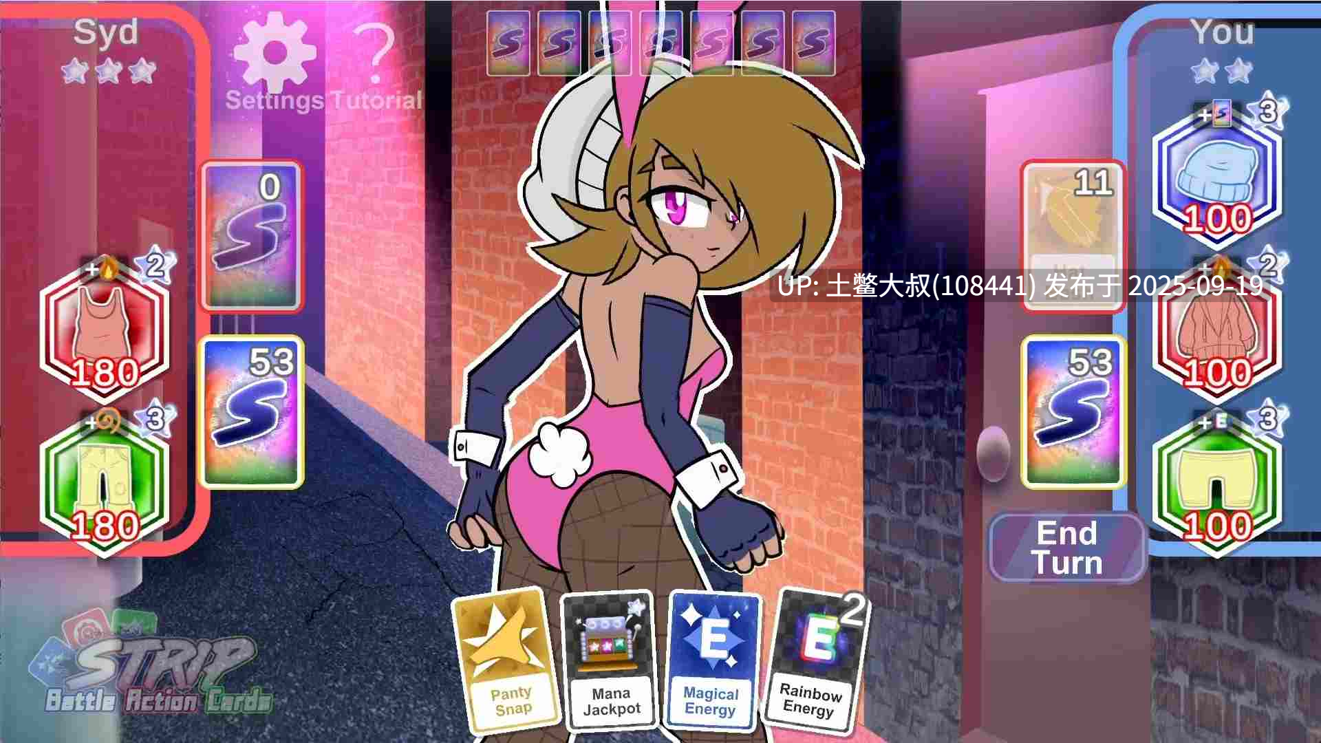 【2D美式类卡牌对战 PC 生肉】剥去战斗动作卡 Strip Battle Action Cards [v1.3c]-第3张图片-萌站