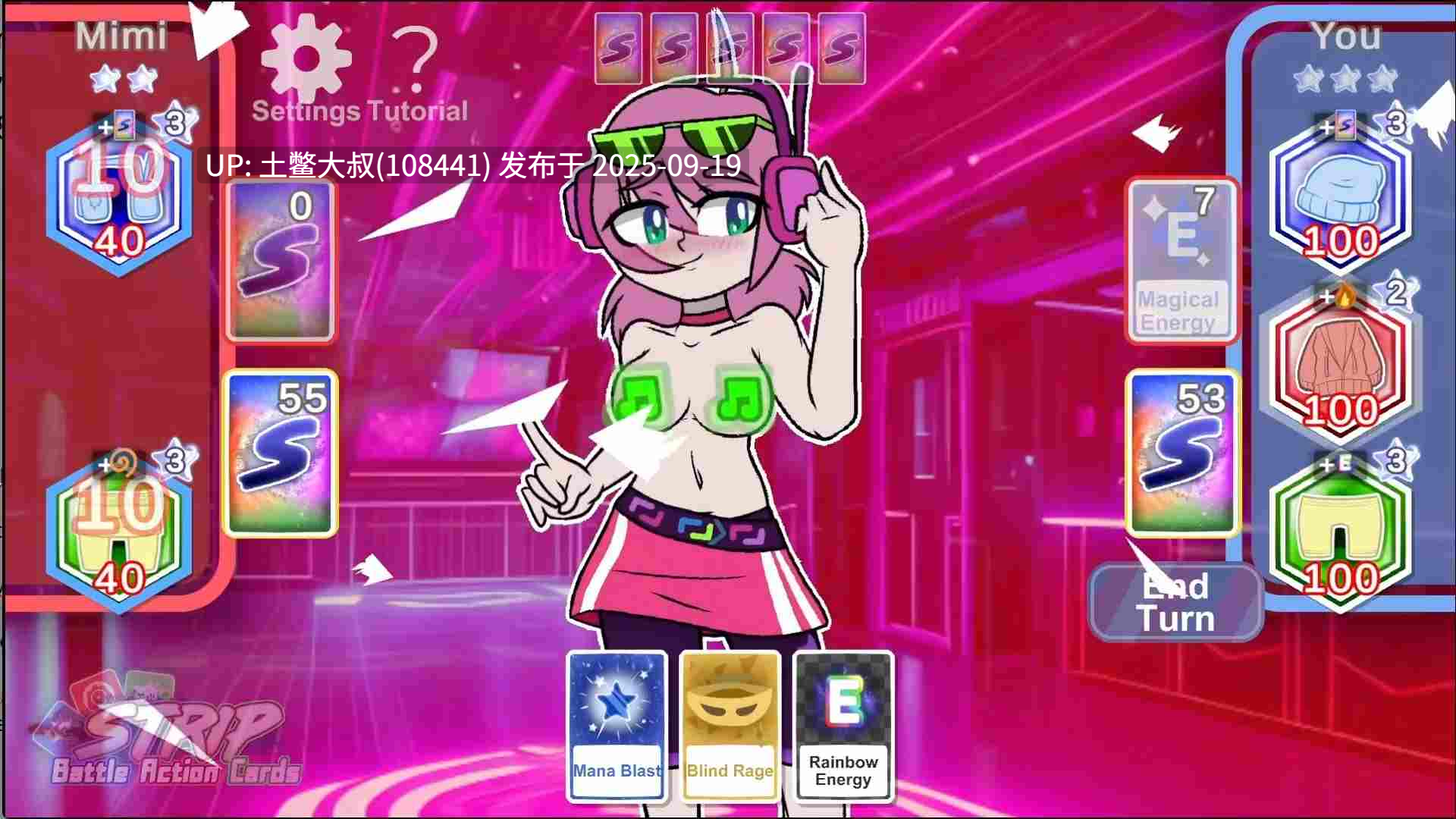 【2D美式类卡牌对战 PC 生肉】剥去战斗动作卡 Strip Battle Action Cards [v1.3c]-第4张图片-萌站