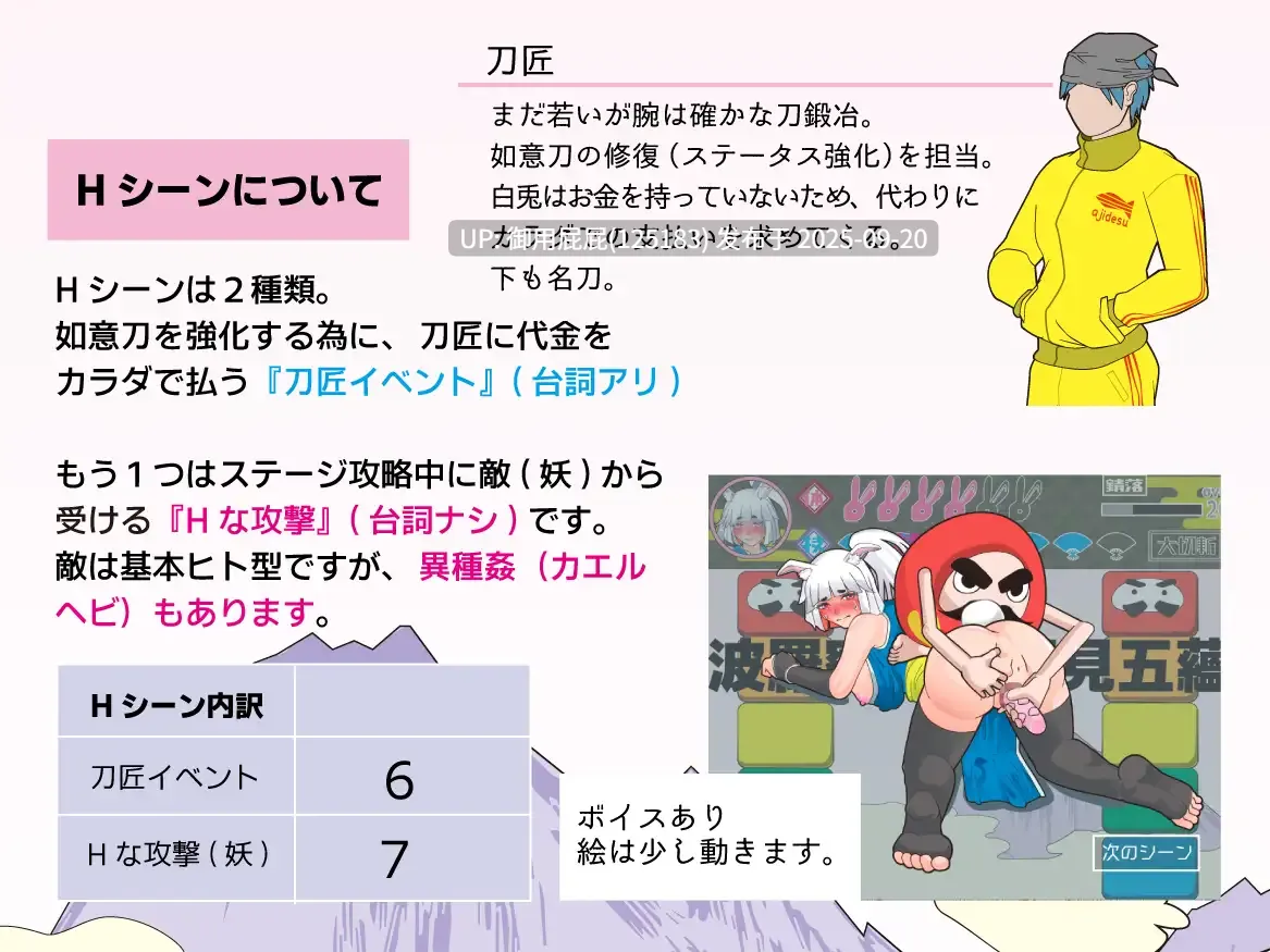 [日式SLG/内嵌汉化/新作] 萝莉老太婆巨乳兔耳武士 ロリババア巨乳ウサ耳サムライ v1.0 内嵌AI汉化版 [380M]-第5张图片-萌站