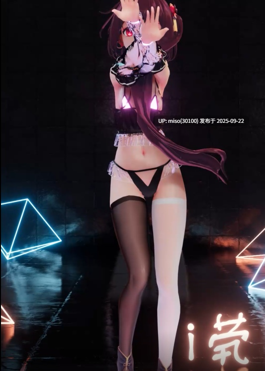 28.黑白双丝少女淫舞