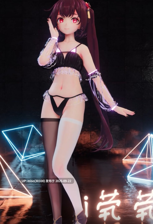 28.黑白双丝少女淫舞-第2张图片-萌站