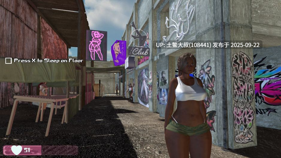 【3D开放世界类 可用机翻工具】婊子土地 Bitch Land [Build 10.c]-第3张图片-萌站