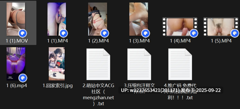 【白日梦想鸭】顶级肥臀白虎反差婊福利姬私拍【7v+1G】