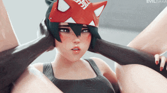 【3D动画/Evilbaka】 25.07-8月新作：雾子+朱诺 性感少女白嫩蜂腰蜜桃臀黑色巨根后入爆肏 [482M]-第3张图片-萌站