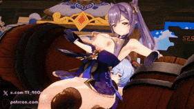 新作-[Genshin impact] Ganyu x Keqing Futa💕Sex (Request)-第3张图片-萌站
