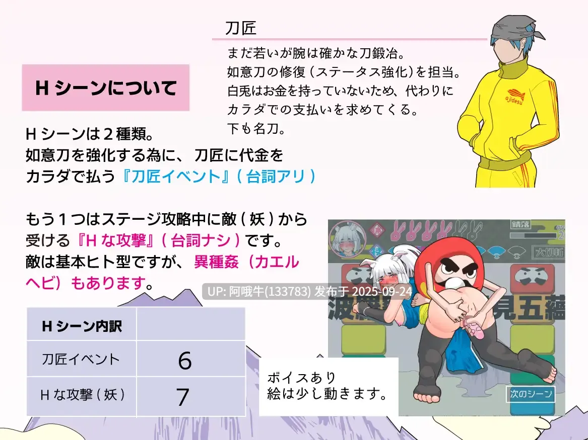 【日系/SLG/汉化/中出/PC/joi】萝莉老太婆巨乳兔耳武士 ○リババア巨乳ウサ耳サムライ ver1.0.0 AI汉化内嵌版【375M】【序号3761】-第7张图片-萌站 【日系/SLG/汉化/中出/PC/joi】萝莉老太婆巨乳兔耳武士 ○リババア巨乳ウサ耳サムライ ver1.0.0 AI汉化内嵌版【375M】【序号3761】-第7张图片-萌站