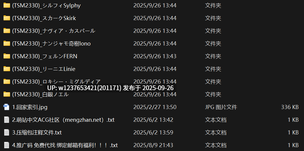 【TSM2330】同人AI图集 最新8期更新【368M】