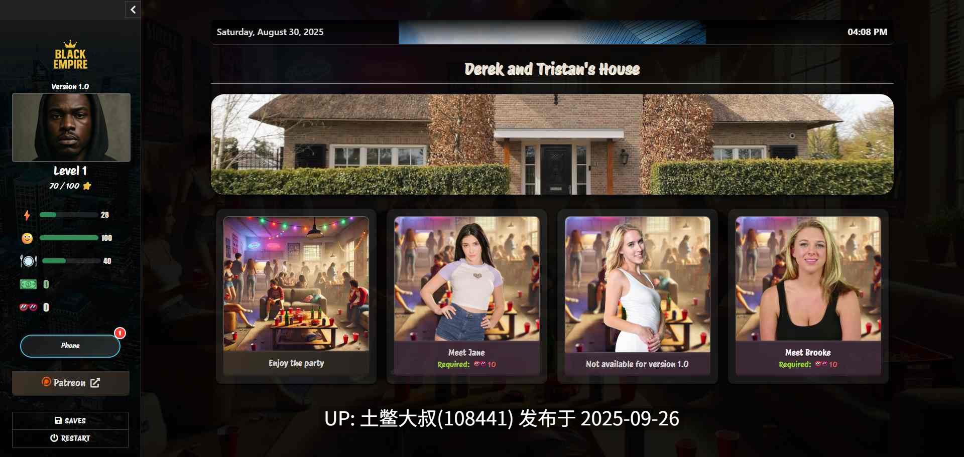 【真人类SLG 沙盒 动态 html网页 可机翻】黑帝国 Black Empire [v1.2]-第6张图片-萌站
