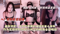 家养母狗调教日常，蒙眼找鸡巴