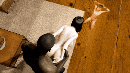 【3D 动画】3961.Vam-Busty 女士在她儿子面前与一名黑人男子打架（第 1 部分）[舟合3961]-第3张图片-萌站