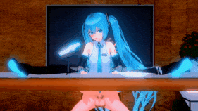 新作-15.[舞啪MMD]初音未来x芙芙 舞啪(字面意义上的)  渲染测试 初音 ミク Hatsune Miku x Furina Futa MMD Sex-第15张图片-萌站