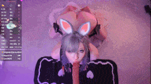 COSER小姐姐Lucille_evans 黑蕾丝夜叉恶魔＋绑带情趣兔兔警官 250425~0507 3V15.30G-第8张图片-萌站