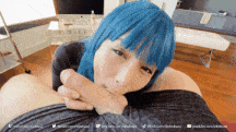 【真人 AV】4122.蓝头发Vs蓝球！角质动漫女孩吸吮你博士[舟合4122]-第4张图片-萌站