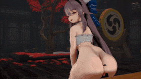2K/无修/无水印】新作-[Linuxdx] Hu Tao’s Fiery Lust Under Shakkei’s Gloom-2K-第11张图片-萌站