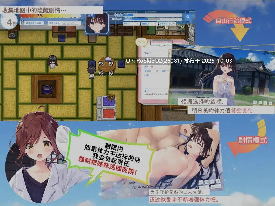 [大作RPG/中文/更新DLC/步兵] 痴情哥哥与病弱妹妹的乡间生活 官方中文步兵版+DLC1&2 [10月正式发售版] [3G/更新]-第7张图片-萌站