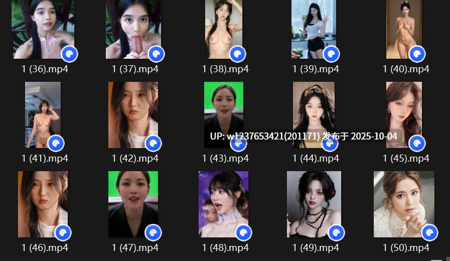 明星/网红AI脱衣系列：图生短视频口交/颜射大合集 第一弹【440M】-第2张图片-萌站