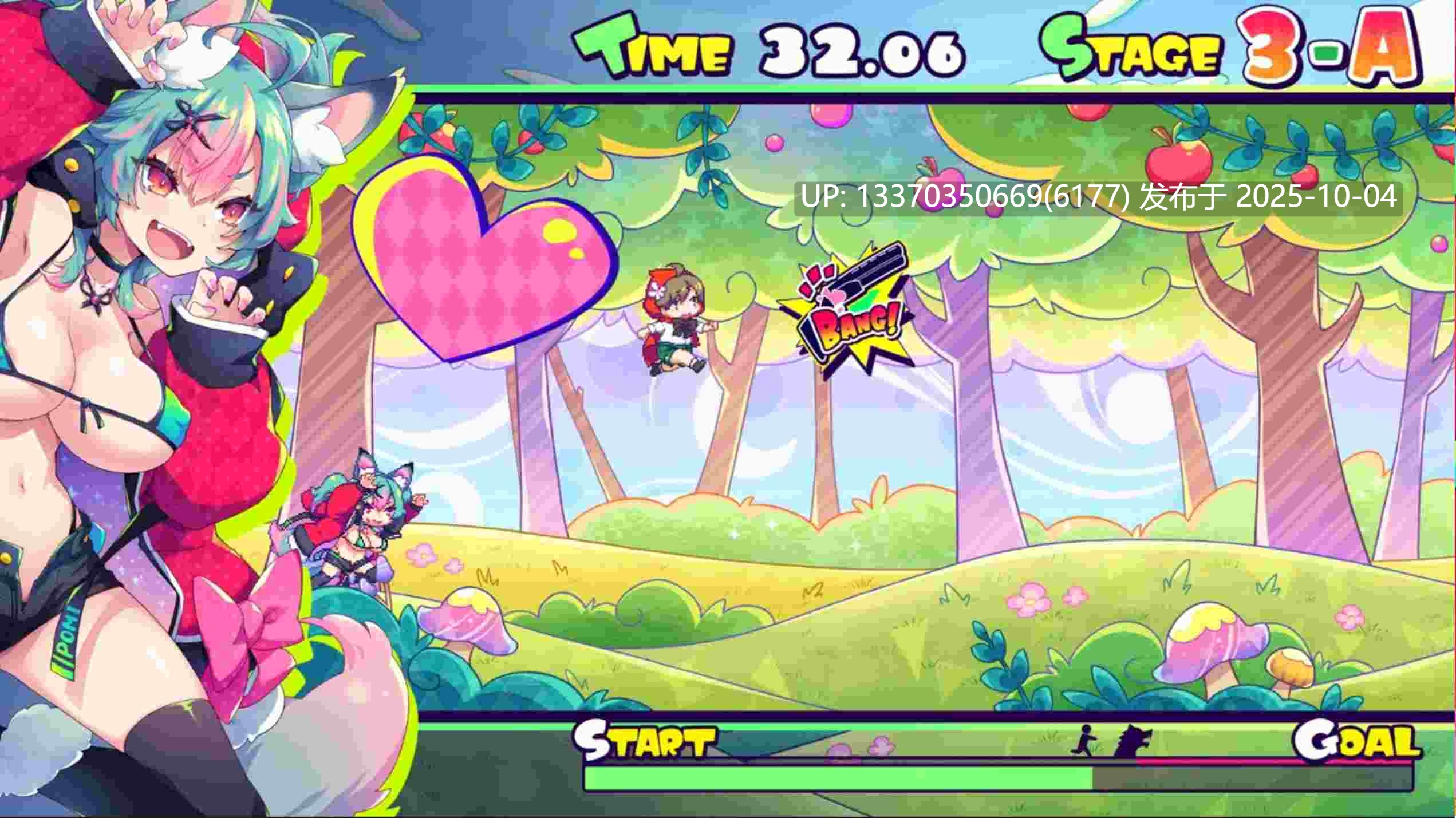 【PC/汉化/ACT/200M】弹跳激射，狼与小红帽-第2张图片-萌站