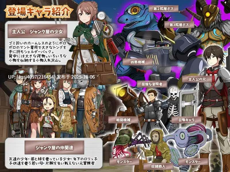 [新作/RPG/PC]#废品店的地下城拾荒 #ジャンク屋のダンジョン拾い AI汉化版  【PC+1.07G】[百度盘] -第2张图片-萌站