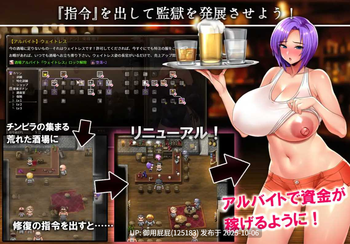 [日式RPG/动态/更新] 卡琳的监狱 Karryn's Prison Ver1.3.1.7 Steam官中步兵版 作弊+全DLC [1.90G]-第7张图片-萌站