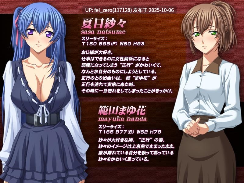 【PC/ADV/汉化】与媳妇的妹妹的性爱～隐藏在妻子身边的丈夫和小姨子～-第3张图片-萌站