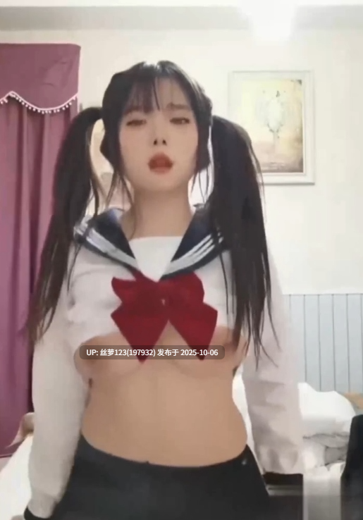 【萝莉学生】爆操不听话的双马尾黑丝巨乳学生妹！-第4张图片-萌站